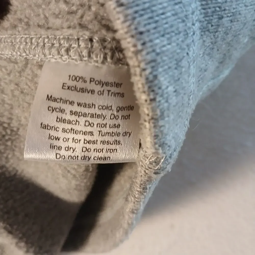 Eddie Bauer Quarter Zip Size 2XL Gray Long Sleeve EUC - Picture 10 of 10